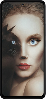 Силиконовый чехол Взгляд женщины и кошки для Xiaomi Redmi Note 14 4G - 4041u-3903 изображение 