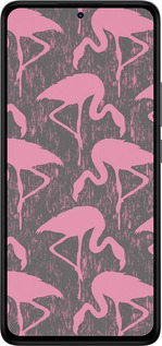Силіконовий чехол Vintage-Flamingos для Xiaomi Redmi Note 14 4G - 4171u-3903 изображение 