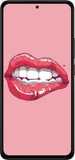Силиконовый чехол Sexy lips для Xiaomi Redmi Note 14 4G - 4174u-3903 изображение 