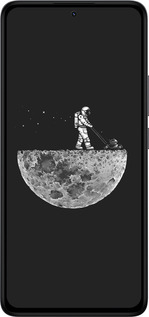 Силиконовый чехол Moon in dark для Xiaomi Redmi Note 14 4G - 4176u-3903 изображение 