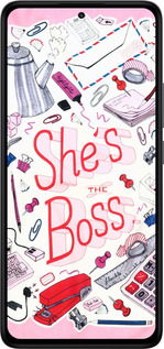 Силиконовый чехол she's the  boss для Xiaomi Redmi Note 14 4G - 4254u-3903 изображение 