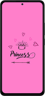 Силиконовый чехол Princess для Xiaomi Redmi Note 14 4G - 4361u-3903 изображение 