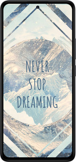 Силиконовый чехол Мечтать для Xiaomi Redmi Note 14 4G - 4379u-3903 изображение 