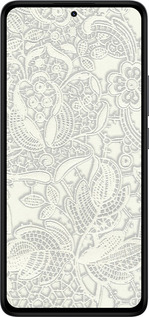 Силиконовый чехол Белое кружево для Xiaomi Redmi Note 14 4G - 4383u-3903 изображение 