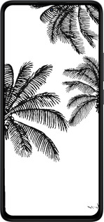 Силіконовий чехол Пальми1 для Xiaomi Redmi Note 14 4G - 4634u-3903 изображение 