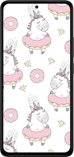 Силиконовый чехол Единорожки для Xiaomi Redmi Note 14 4G - 4659u-3903 изображение 