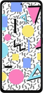 Силіконовий чехол Color shapes для Xiaomi Redmi Note 14 4G - 4893u-3903 изображение 
