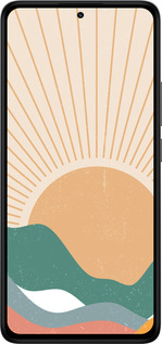 Силіконовий чехол Гори і сонце v2 для Xiaomi Redmi Note 14 4G - 5488u-3903 изображение 