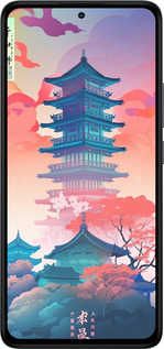 Силиконовый чехол Япония монастырь для Xiaomi Redmi Note 14 4G - 5590u-3903 изображение 