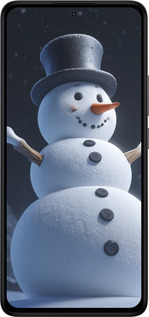 Силиконовый чехол Снеговик для Xiaomi Redmi Note 14 4G - 5826u-3903 изображение 