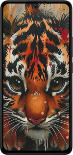 Силиконовый чехол Mini tiger для Xiaomi Redmi Note 14 4G - 6052u-3903 изображение 