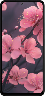 Силіконовий чехол Пурпурова сакура для Xiaomi Redmi Note 14 4G - 6075u-3903 изображение 