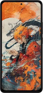 Силиконовый чехол Зеницу Агацума для Xiaomi Redmi Note 14 4G - 6114u-3903 изображение 