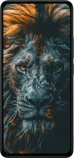 Силиконовый чехол Лев в сумерках для Xiaomi Redmi Note 14 4G - 6154u-3903 изображение 