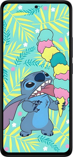 Силиконовый чехол Стич для Xiaomi Redmi Note 14 4G - 6361u-3903 изображение 