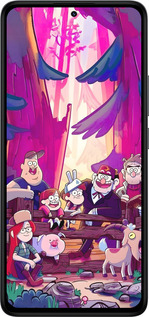 Силиконовый чехол Гравити Фолз для Xiaomi Redmi Note 14 4G - 6365u-3903 изображение 