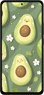 Силиконовый чехол Авокадо для Xiaomi Redmi Note 14 4G - 6380u-3903 изображение 
