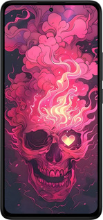 Силиконовый чехол Череп арт для Xiaomi Redmi Note 14 4G - 6385u-3903 изображение 