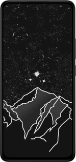 Силіконовий чехол Мінімалістичний гірський краєвид для Xiaomi Redmi Note 14 4G - 6438u-3903 изображение 