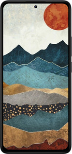 Силиконовый чехол Янтарный закат для Xiaomi Redmi Note 14 4G - 6475u-3903 изображение 