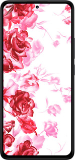 Силиконовый чехол Нарисованные розы для Xiaomi Redmi Note 14 4G - 724u-3903 изображение 