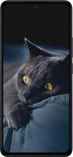 Силіконовий чехол Димчастий кіт для Xiaomi Redmi Note 14 4G - 825u-3903 изображение 