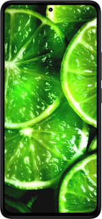 Силіконовий чехол Зелені часточки лимона для Xiaomi Redmi Note 14 4G - 852u-3903 изображение 