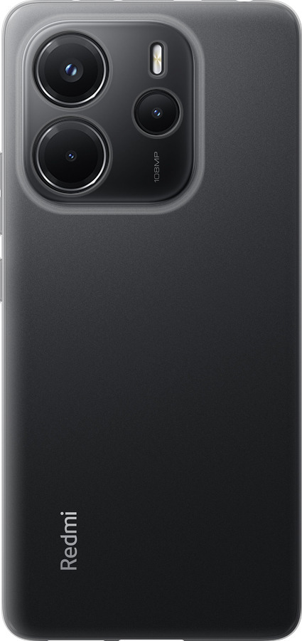 Силиконовый чехол Прозрачный для Xiaomi Redmi Note 14 4G - 5636u-3903 изображение 