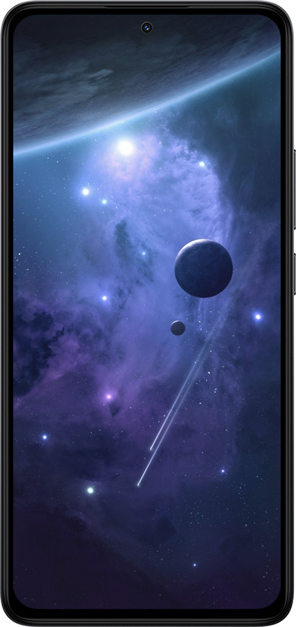 Силіконовий чехол Планети в синьому космосі для Xiaomi Redmi Note 14 4G - 171u-3903 изображение 