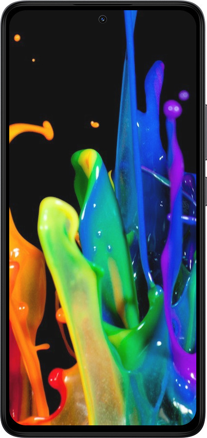 Силіконовий чехол Бризки фарби для Xiaomi Redmi Note 14 4G - 3957u-3903 изображение 