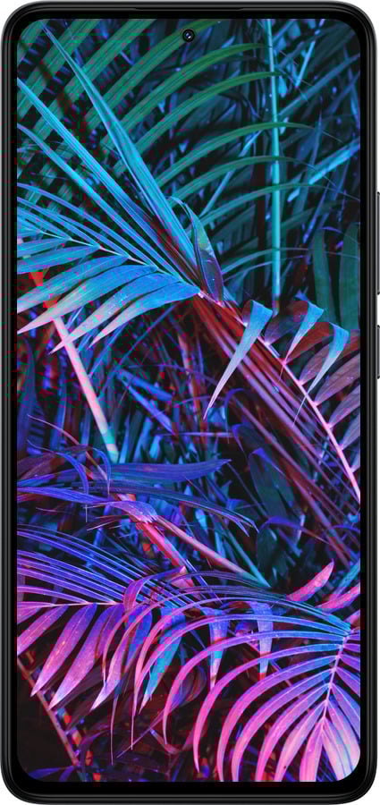 Силиконовый чехол Папоротник под ультрафиолетом для Xiaomi Redmi Note 14 4G - 4069u-3903 изображение 