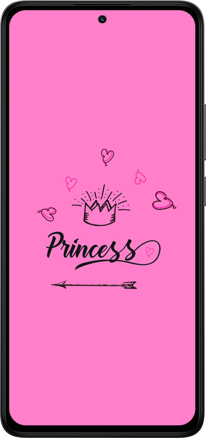Силиконовый чехол Princess для Xiaomi Redmi Note 14 4G - 4361u-3903 изображение 
