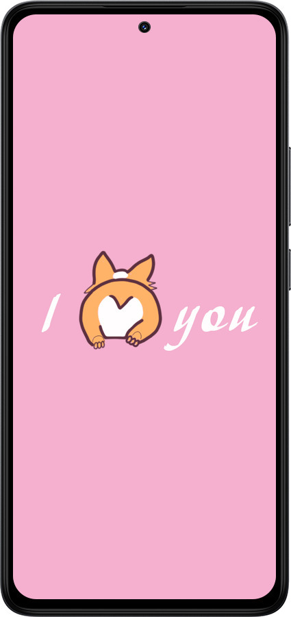 Силіконовий чехол Люблю1 для Xiaomi Redmi Note 14 4G - 4587u-3903 изображение 