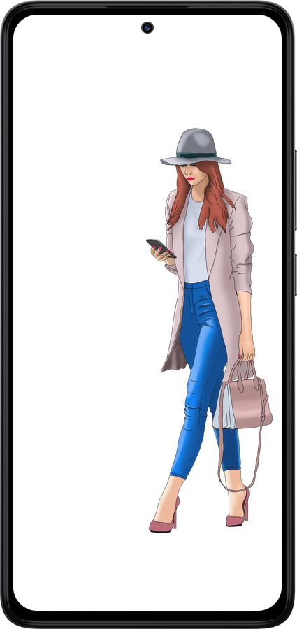 Силіконовий чехол Дівчинка 1 для Xiaomi Redmi Note 14 4G - 4751u-3903 изображение 