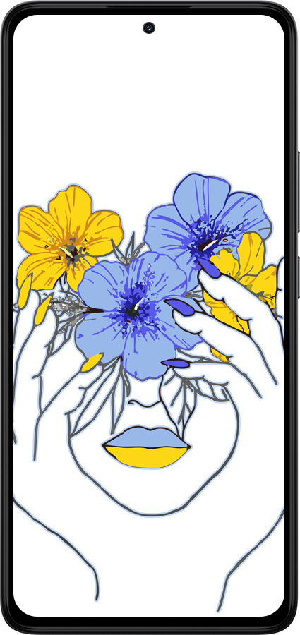 Силіконовий чехол Дівчина v4 для Xiaomi Redmi Note 14 4G - 5276u-3903 изображение 