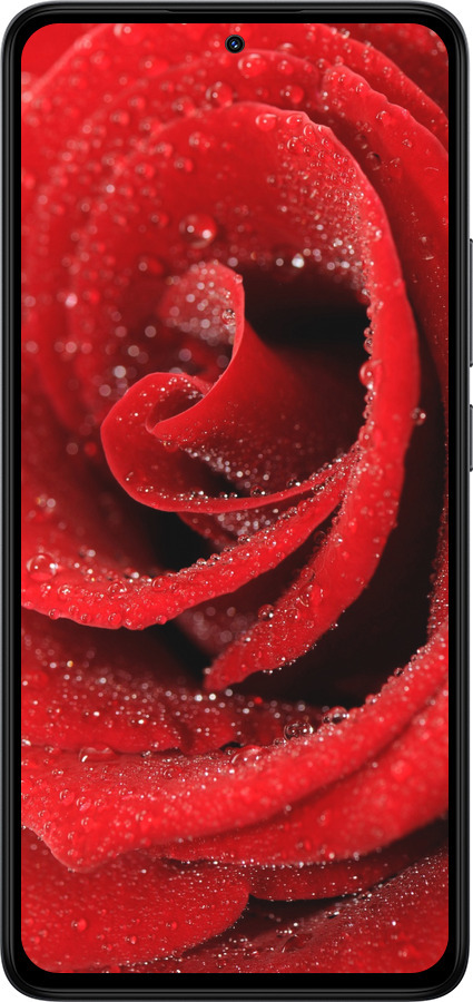 Силиконовый чехол Красная роза для Xiaomi Redmi Note 14 4G - 529u-3903 изображение 