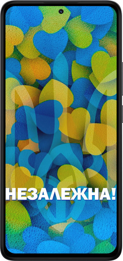 Силиконовый чехол Незалежна для Xiaomi Redmi Note 14 4G - 5447u-3903 изображение 