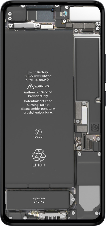 Силиконовый чехол Детали смартфона для Xiaomi Redmi Note 14 4G - 5487u-3903 изображение 