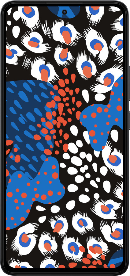 Силиконовый чехол Абстрактный фон v2 для Xiaomi Redmi Note 14 4G - 5503u-3903 изображение 