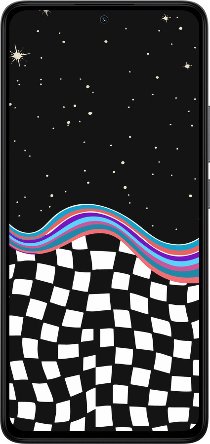 Силиконовый чехол Абстрактный космос для Xiaomi Redmi Note 14 4G - 5512u-3903 изображение 
