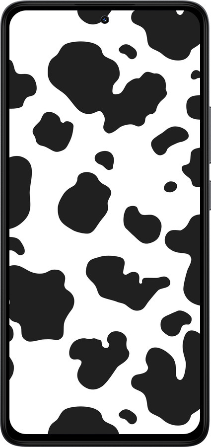 Силиконовый чехол Шкура коровы для Xiaomi Redmi Note 14 4G - 5576u-3903 изображение 