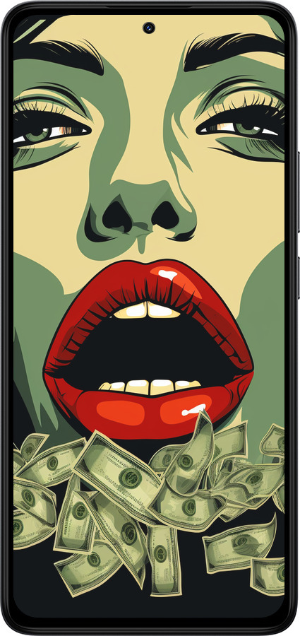 Силиконовый чехол Big money 2 для Xiaomi Redmi Note 14 4G - 5668u-3903 изображение 