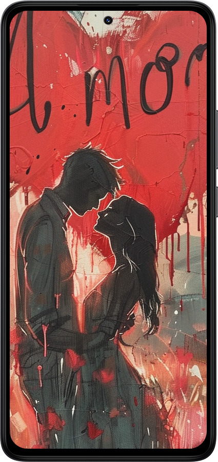 Силіконовий чехол Amore для Xiaomi Redmi Note 14 4G - 6047u-3903 изображение 