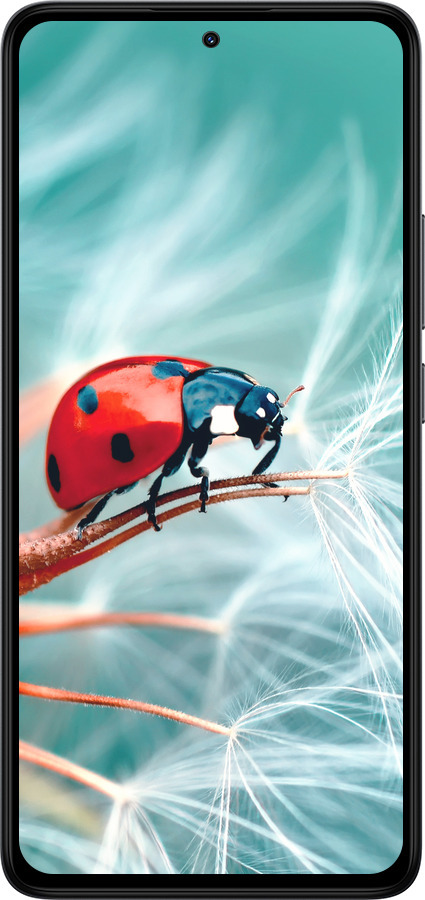Силиконовый чехол Божья коровка для Xiaomi Redmi Note 14 4G - 6049u-3903 изображение 