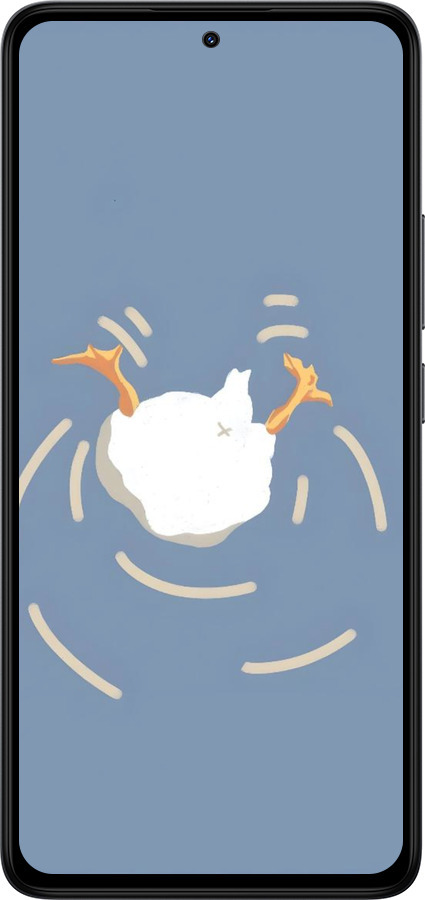 Силиконовый чехол Гусь ныряет для Xiaomi Redmi Note 14 4G - 6275u-3903 изображение 