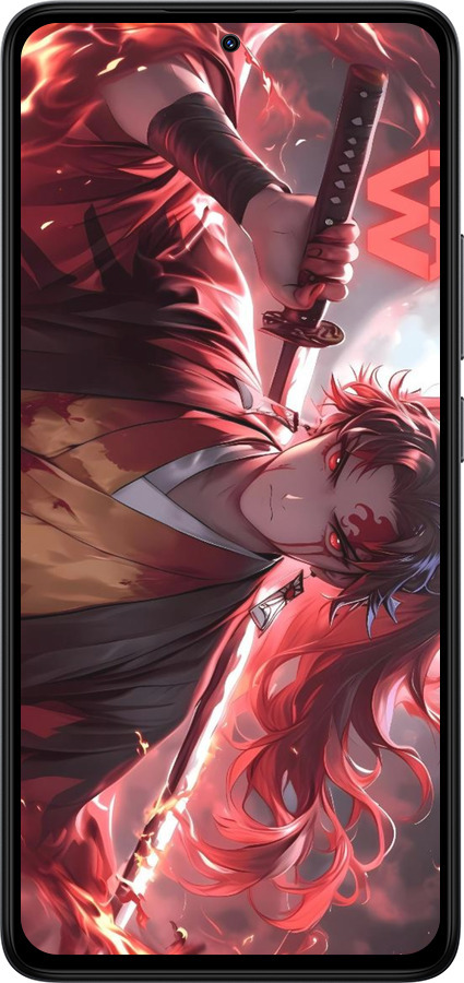 Силіконовий чехол Аниме воин для Xiaomi Redmi Note 14 4G - 6281u-3903 изображение 