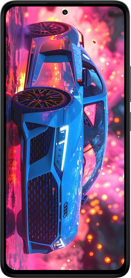 Силиконовый чехол Ауди для Xiaomi Redmi Note 14 4G - 6286u-3903 изображение 