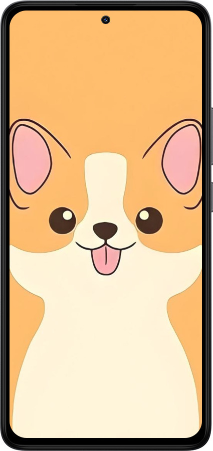 Силиконовый чехол Милый пес для Xiaomi Redmi Note 14 4G - 6296u-3903 изображение 