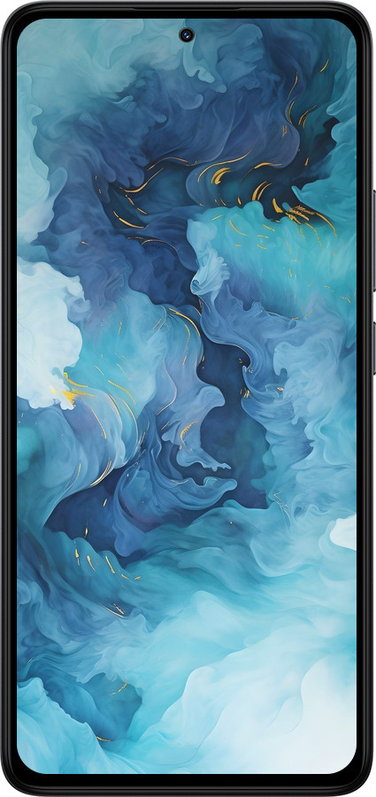 Силиконовый чехол Акварель для Xiaomi Redmi Note 14 4G - 6320u-3903 изображение 