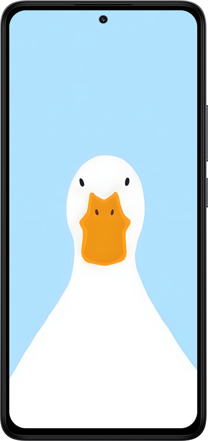 Силиконовый чехол Гусь для Xiaomi Redmi Note 14 4G - 6350u-3903 изображение 
